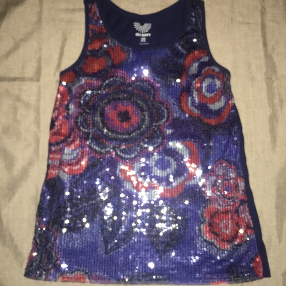 2/$25 🛍 Like New Girl's Sequin Tank Top - Picture 3 of 3